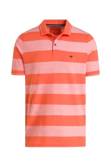 FYNCH-HATTON Polo-Shirt gestreift