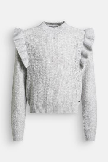 PEPE JEANS Strickpullover 'Winta' hellgrau