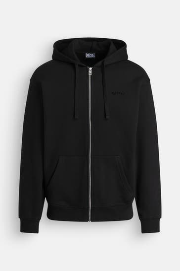 DIESEL Sweatjacke schwarz