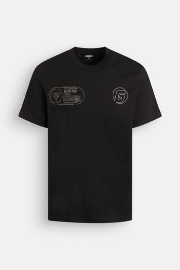 GUESS T-Shirt schwarz