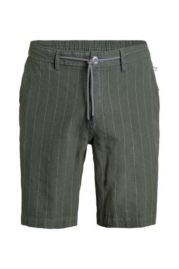 NEW ZEALAND AUCKLAND Leinenmix-Shorts gestreift