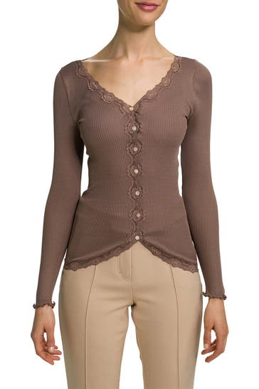 ROSEMUNDE Cardigan 'Babette' braun 