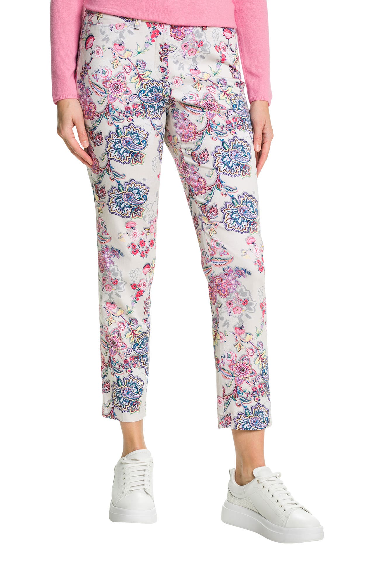 Kalhoty Atelier Gardeur Denise žluté Cigaretový Střih - LA GABRIELLA