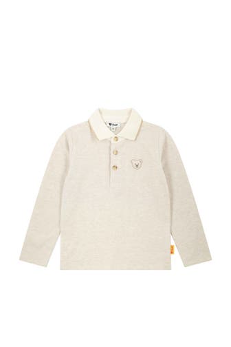 STEIFF Langarm-Polo greige