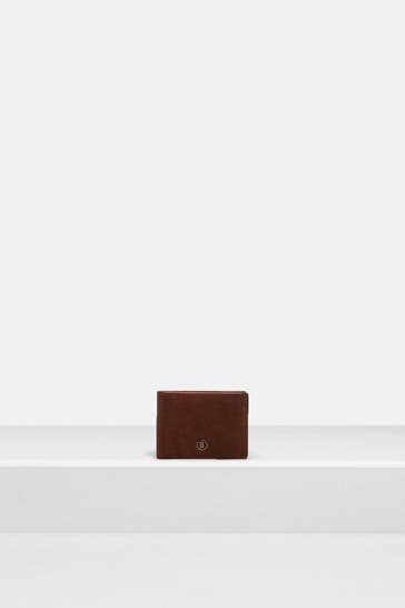 BOGNER Ledergeldbörse 'Anchorage Ruben' braun