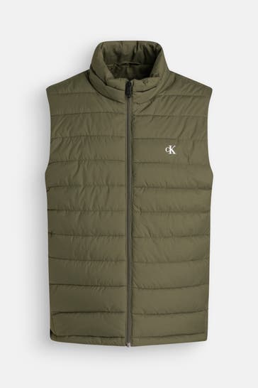 CALVIN KLEIN Steppweste oliv