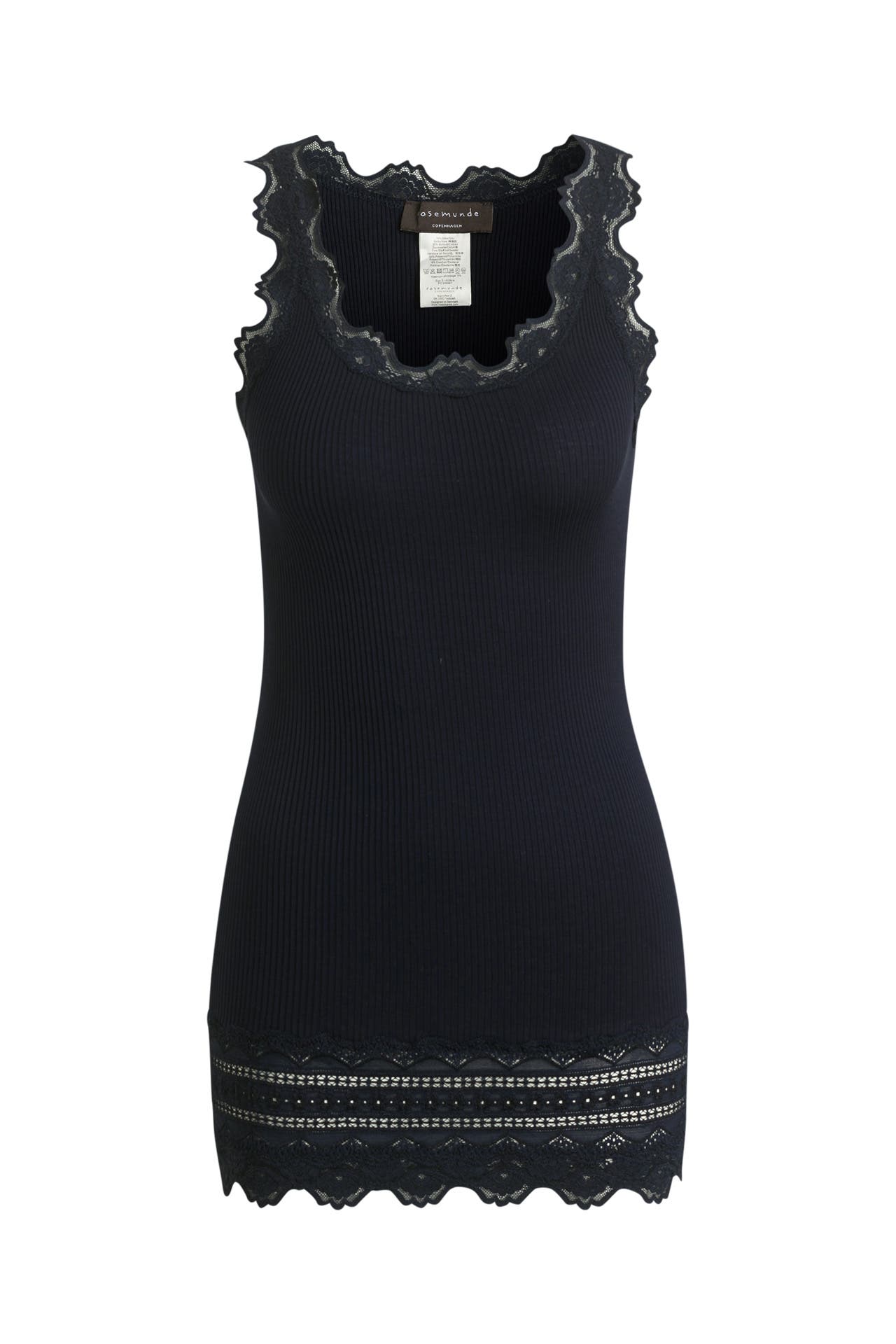 ROSEMUNDE Seidenmix-Top navy, Bild 1