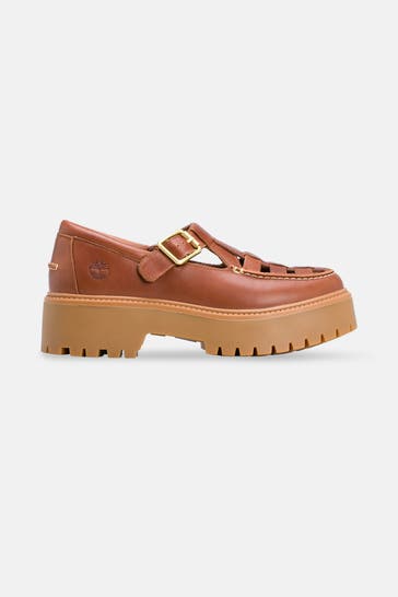 TIMBERLAND Plateau-Sandalen cognac