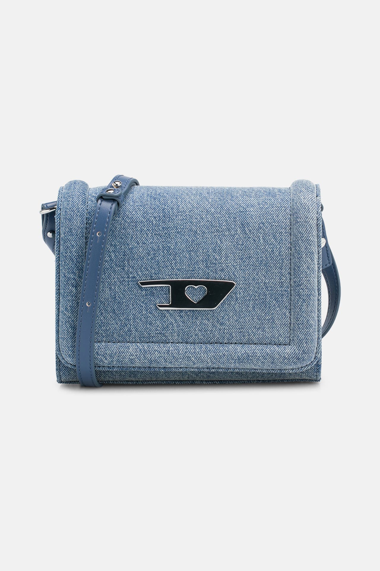 DIESEL Umhängetasche 'Heart-D' denim, Bild 1