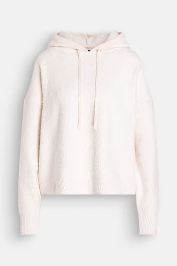 BARBOUR INTERNATIONAL Strick-Hoodie 'Katya' ecru