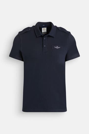 AERONAUTICA MILITARE Polo-Shirt navy