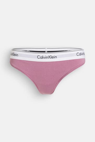 CK UNDERWEAR String dunkelrosa