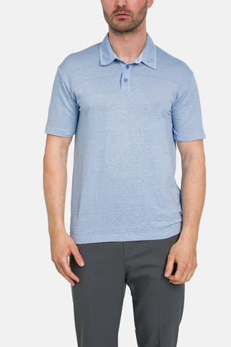DANIELE FIESOLI Polo-Shirt hellblau