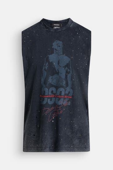 DSQUARED2 Tank Top dunkelgrau