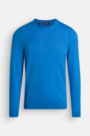 MAERZ MUENCHEN Strickpullover 'Victor' blau