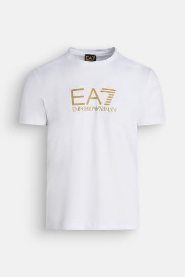 EA7 T-Shirt weiß