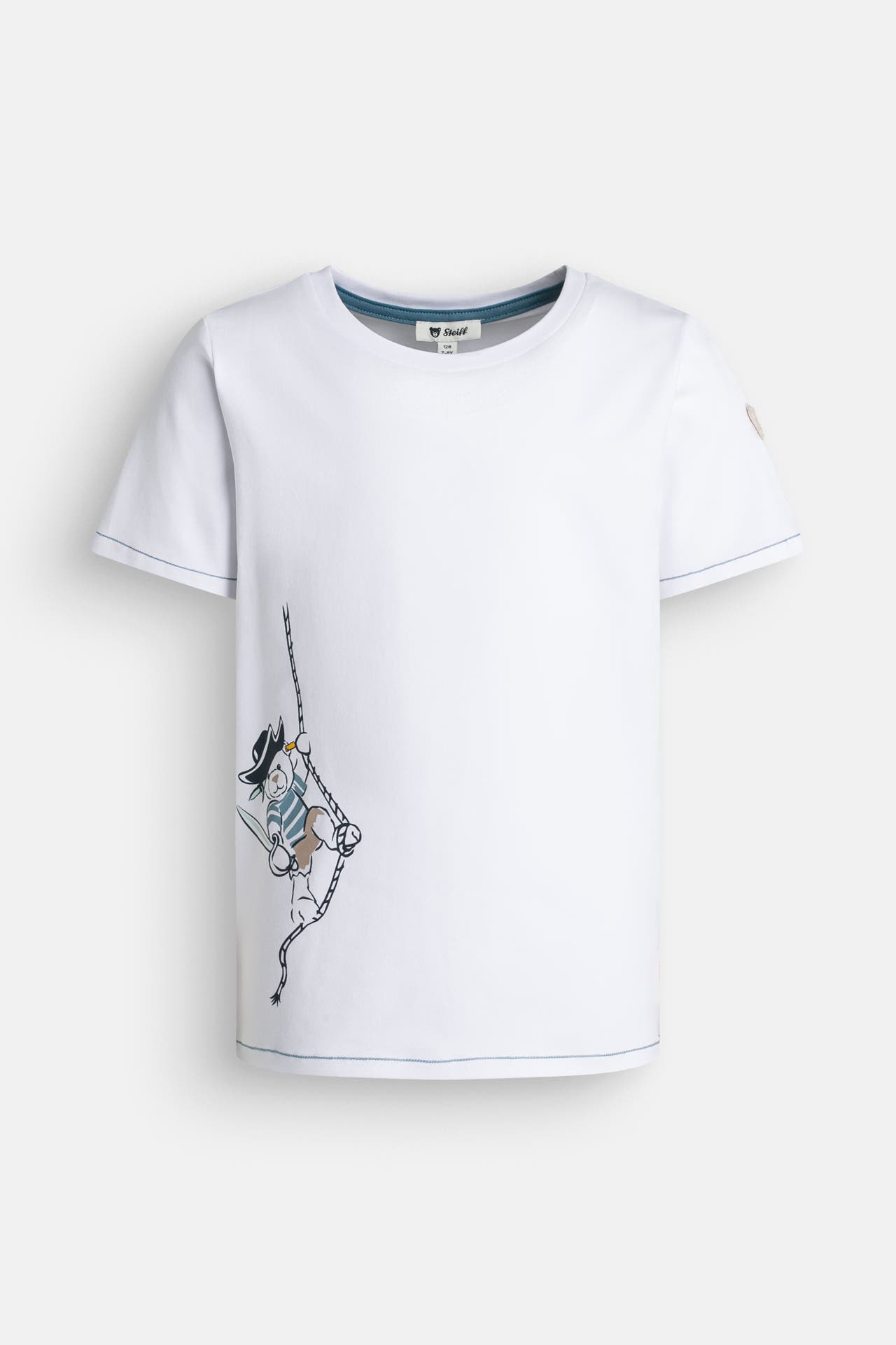 STEIFF T-Shirt 'Bright White' weiß, Bild 1