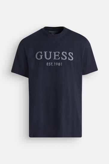 GUESS T-Shirt nachtblau