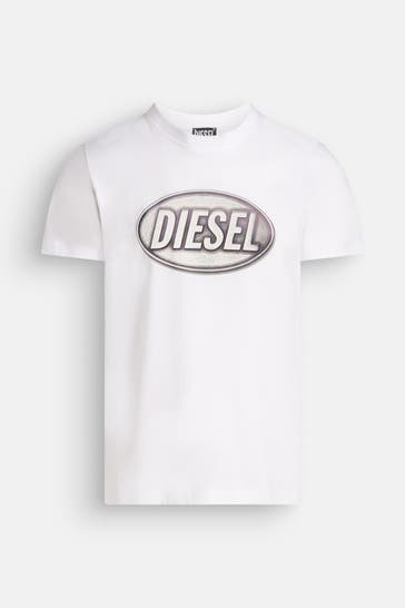 DIESEL T-Shirt weiß