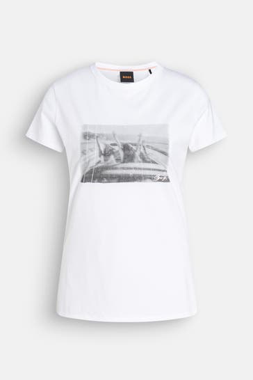 BOSS T-Shirt weiß