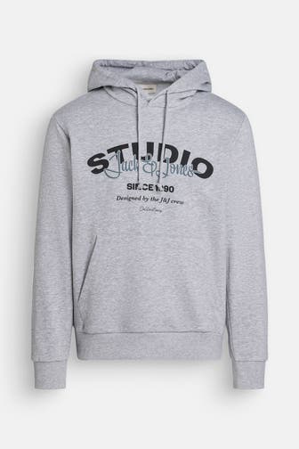 JACK & JONES Hoodie grau
