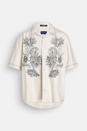 GANT Kurzarmhemd floral