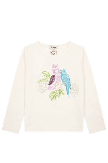 STEIFF Longsleeve 'Cloud Dancer' weiß