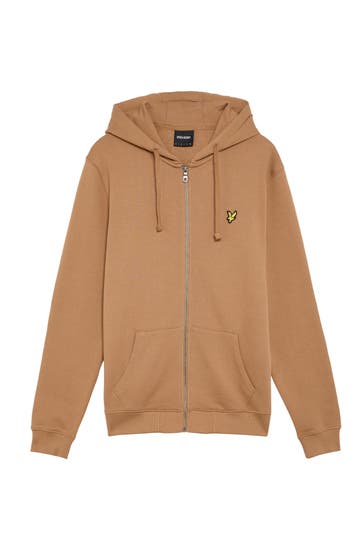 LYLE&SCOTT Sweatjacke hellbraun