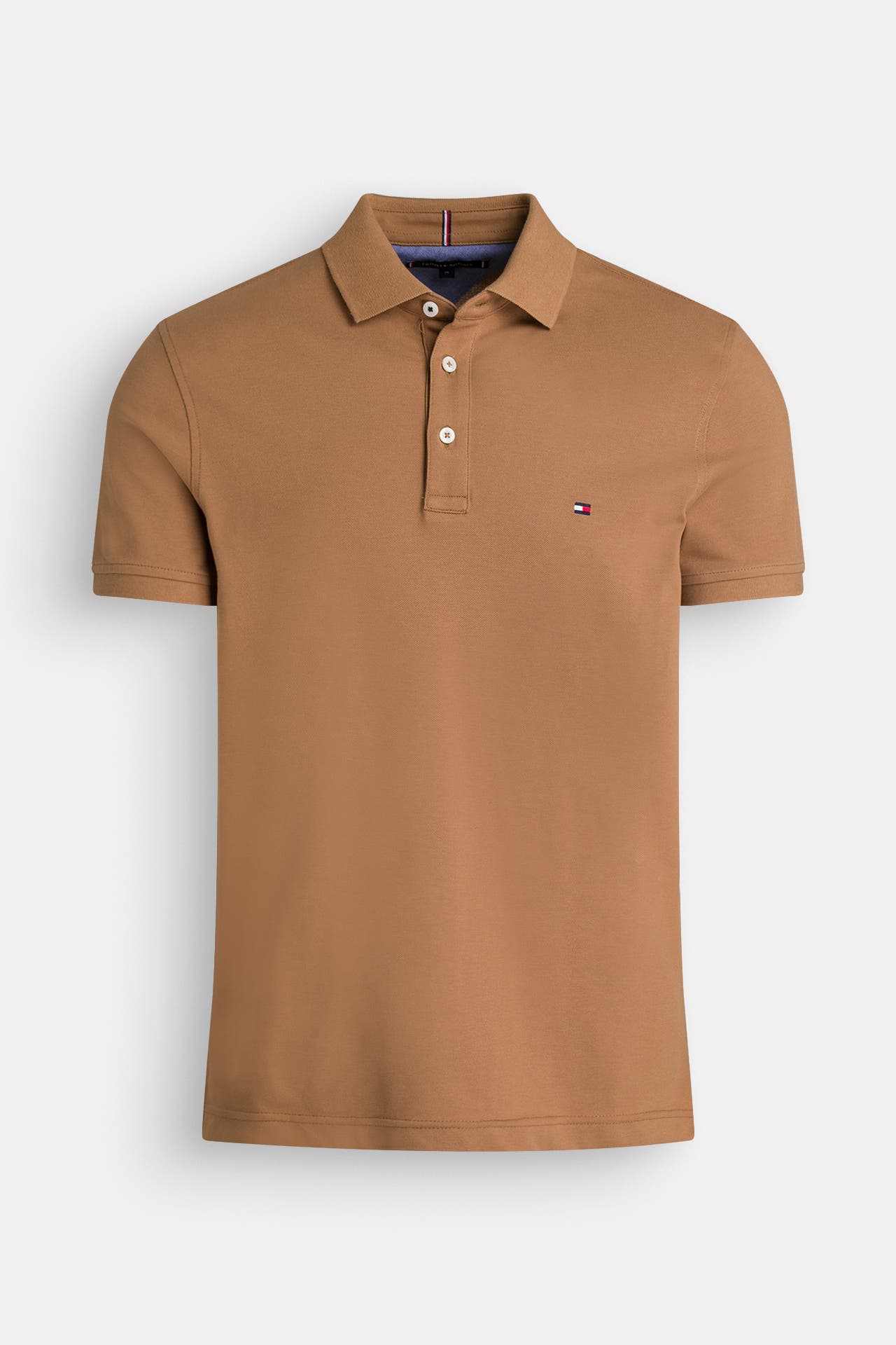 TOMMY HILFIGER Polo-Shirt hellbraun, Bild 1