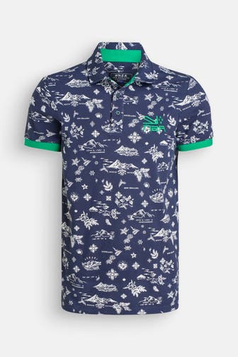 NEW ZEALAND AUCKLAND Polo-Shirt 'Toot' gemustert