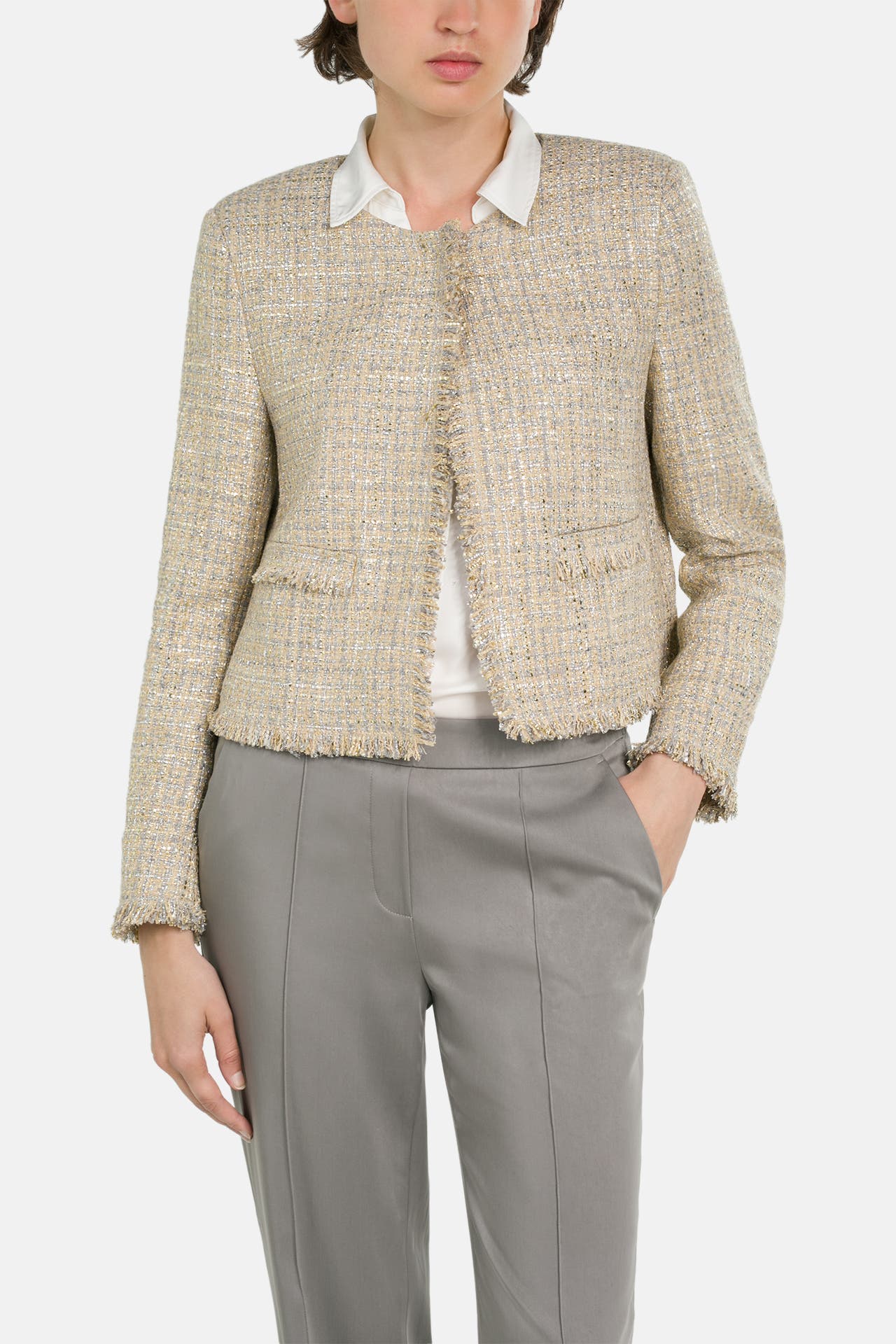 RIANI Bouclé-Blazer gold, Bild 1