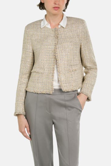 RIANI Bouclé-Blazer gold