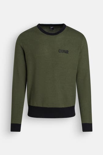 COLMAR Wollmix-Pullover oliv