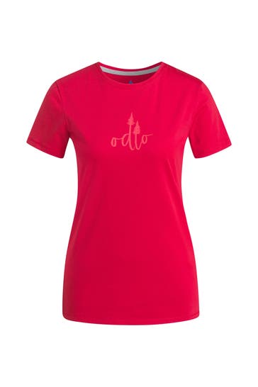ODLO T-Shirt 'Kumano' dunkelrot