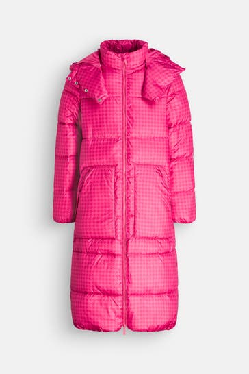 EMPORIO ARMANI Steppmantel pink gemustert