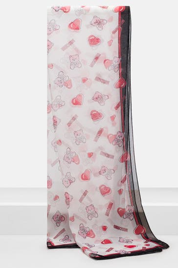 MOSCHINO Seidentuch gemustert