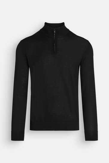 EMPORIO ARMANI Woll-Troyer nachtblau