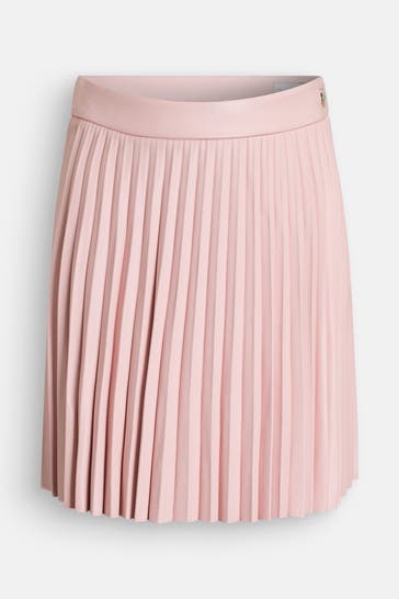 GUESS Plissee-Rock rosé