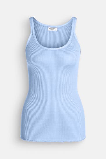 ROSEMUNDE Seidenmix-Top hellblau