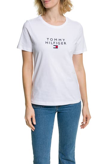 TOMMY HILFIGER T-Shirt weiß