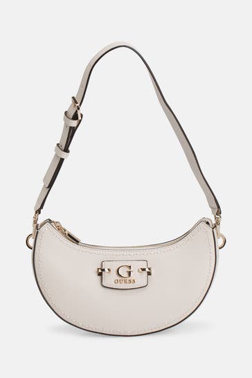 GUESS Schultertasche creme