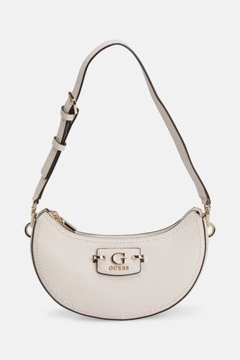 GUESS Schultertasche creme