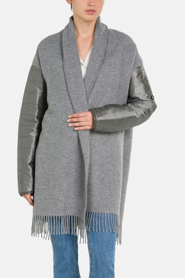 BOGNER Wollmix-Mantel 'North' grau