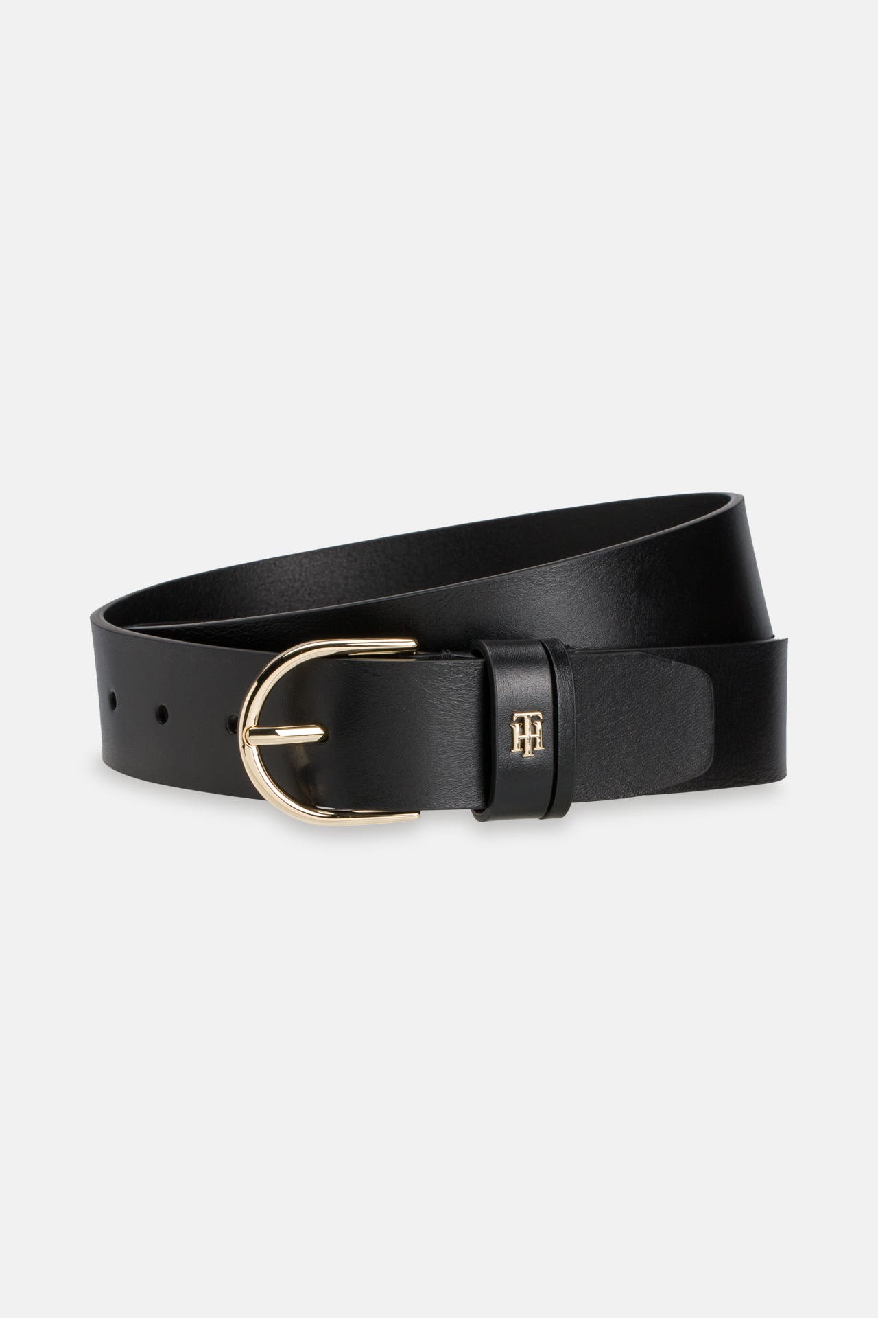 TOMMY HILFIGER Ledergürtel schwarz, Bild 1