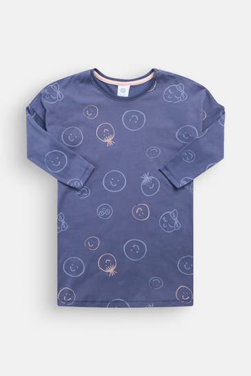 SANETTA Nachthemd graublau