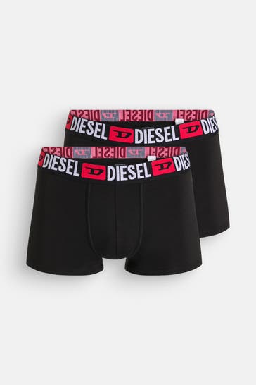 DIESEL 2er-Pack Boxer Trunks schwarz