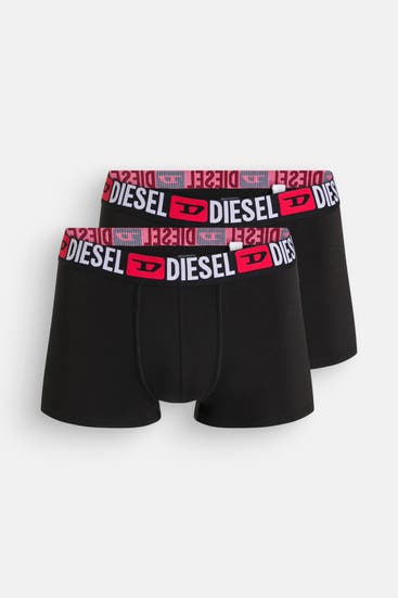 DIESEL - 2er-Pack Boxer Trunks schwarz