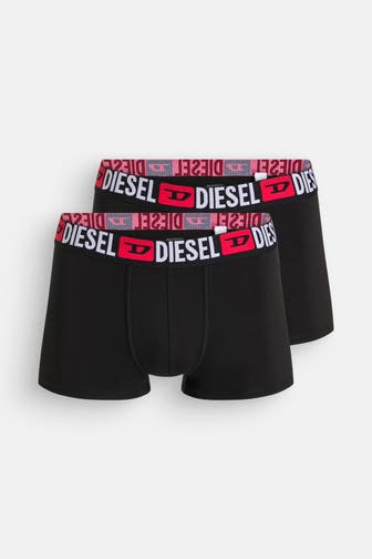DIESEL 2er-Pack Boxer Trunks schwarz