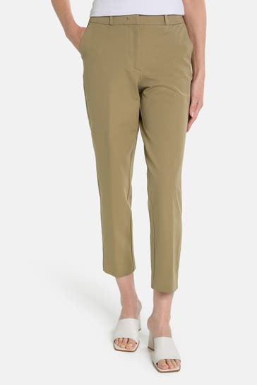 MARC O'POLO Stoffhose hellbraun