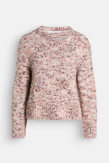 HERZENSANGELEGENHEIT Wollmix-Pullover gemustert